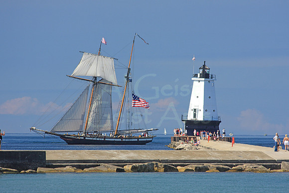 2011-08-04-0062 Lynx Passes Ludington Lighthouse