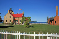 2011-10-02_0118 Summer at the Old Mackinac Point Lighthouse with Mackinac Bridge